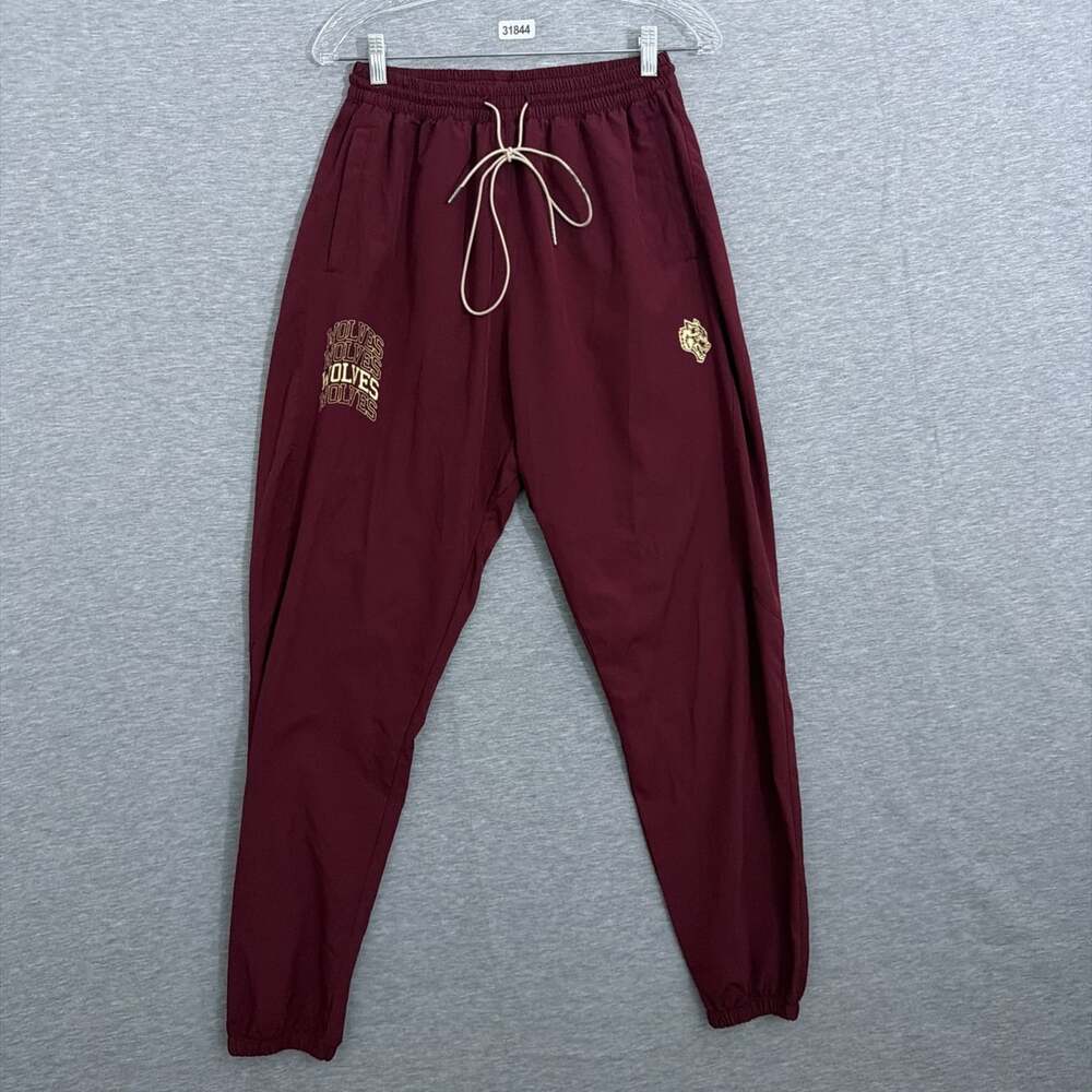 Darc Sport Wolves Mens XXL Maroon Red Jogger Pants Sweatpants Civil Regime